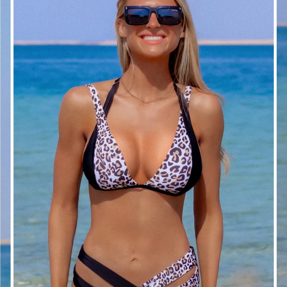 Leopard Print Bikini Set - Picture 2 of 6